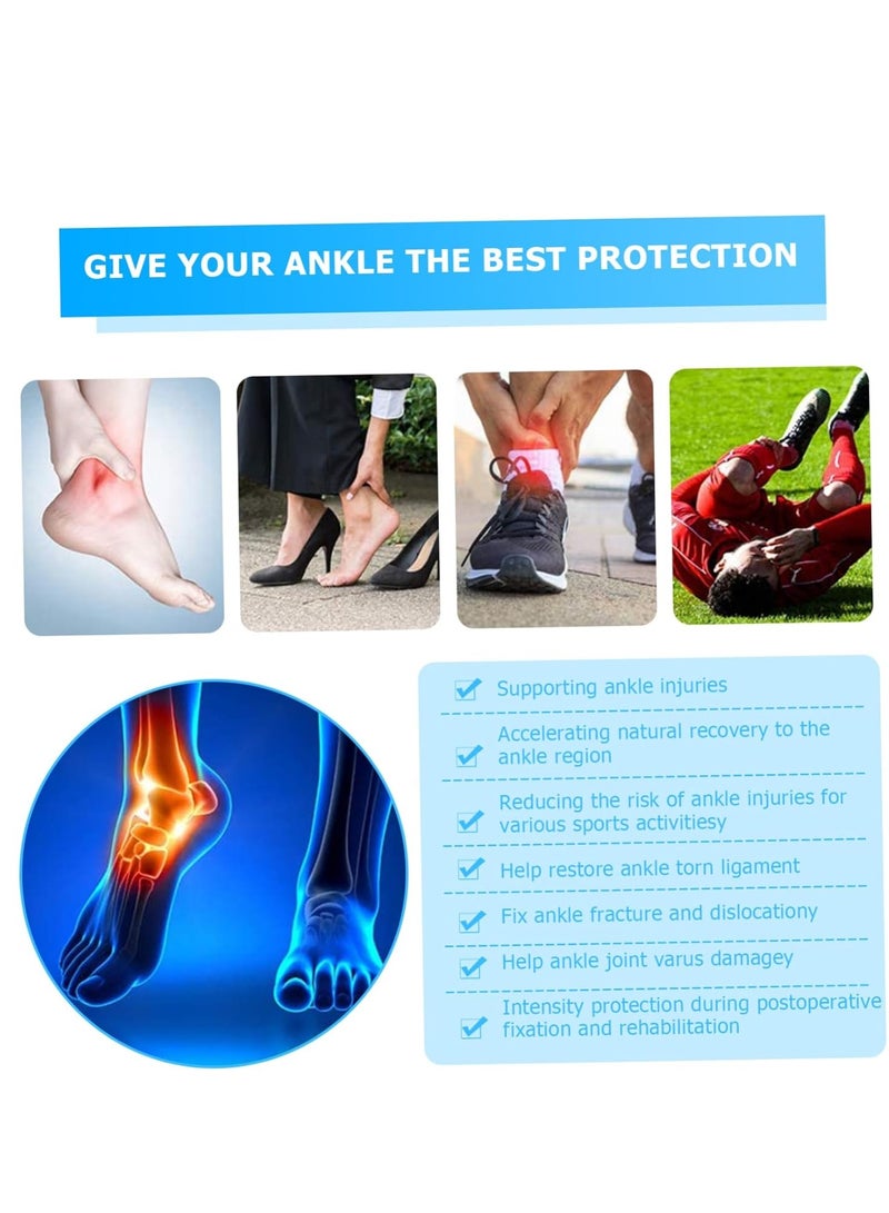 Adjustable Ankle Brace, Stabilizer For Sprains, Tendonitis, Sports Training And Injury Rehabilitation, Breathable Support For Running, For Men Women - Image 4
