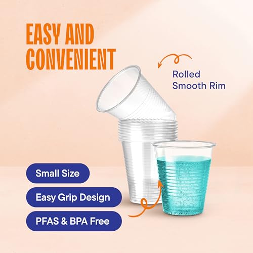 Stack Man Case of 2500 3 oz Disposable Clear Plastic Cups 100 Count Packages 25100 - Image 5