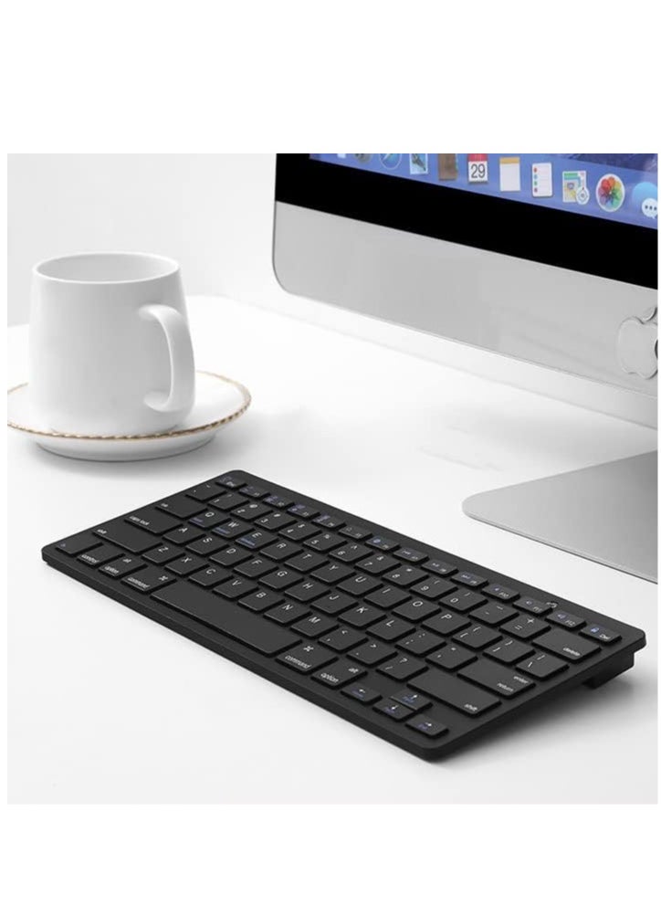 Generic Bluetooth Arabic Keyboard Compatible with Macbook/Laptop/Desktop/iMac，for iPad Air4 5 Pro 11/12.9 and more (Black)  - Image 3
