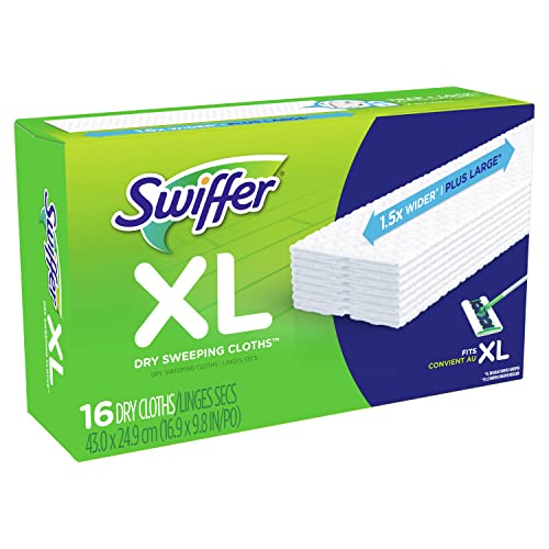 Swiffer Sweeper Dry Sweeping Pad Multi Surface Refills for X-Large Dusters Floor Mop, Unscented, 16 Count (Packaging May Vary) - Image 1