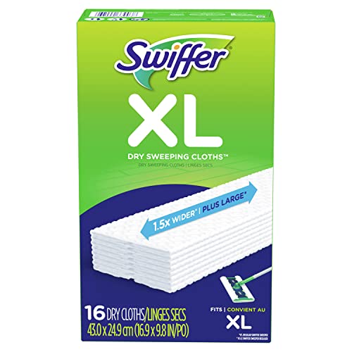 Swiffer Sweeper Dry Sweeping Pad Multi Surface Refills for X-Large Dusters Floor Mop, Unscented, 16 Count (Packaging May Vary) - Image 2