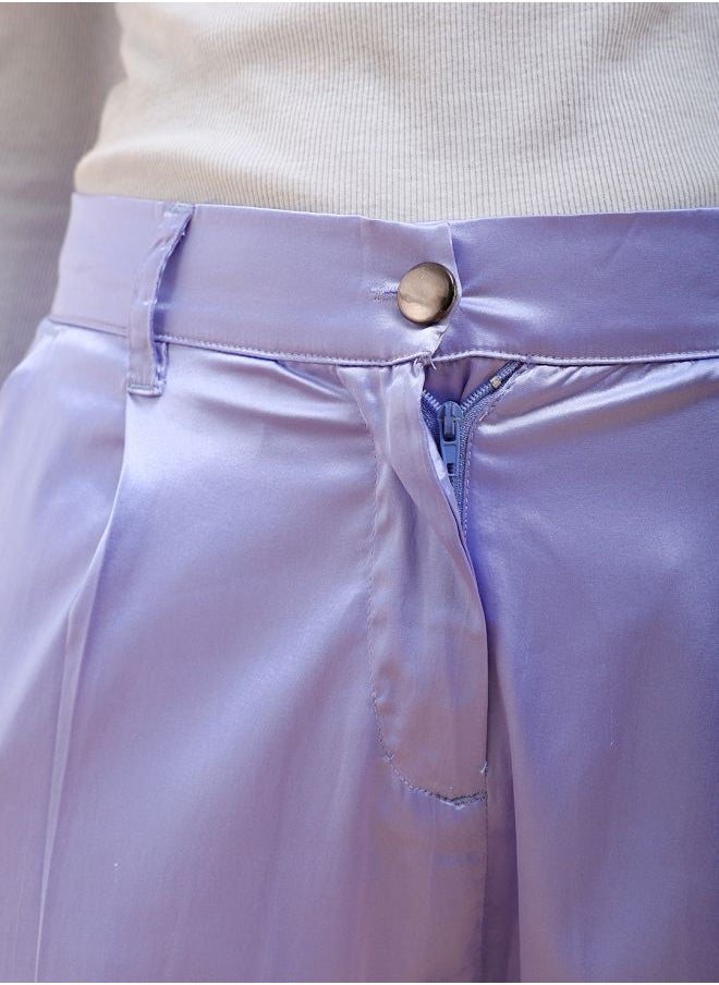 Freehand - Women Tapered Solid Mid-Rise Pants - Image 1