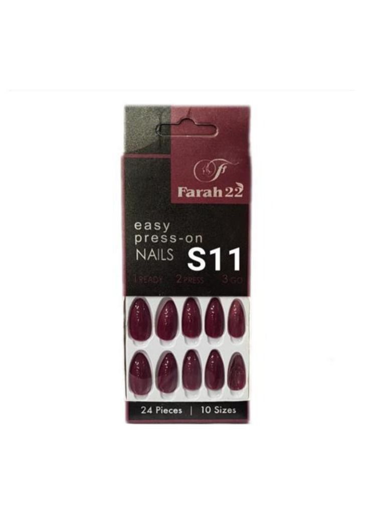 Farah22 24-Piece False Nails