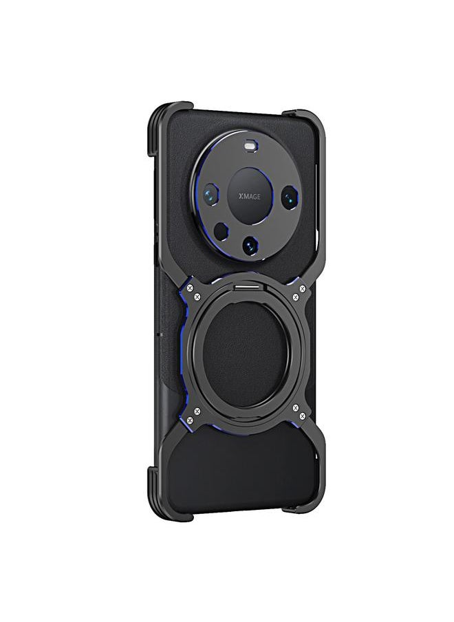 Zaboon - Case For Huawei Mate 60 Pro Mechanical Arm Borderless MagSafe Holder Metal Phone Case - Image 1