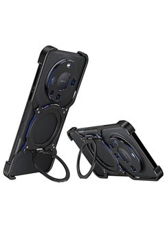 Case For Huawei Mate 60 Pro Mechanical Arm Borderless MagSafe Holder Metal Phone Case