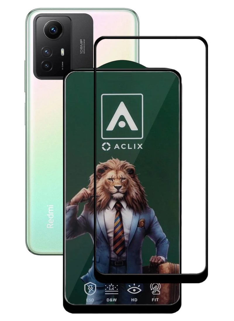 ACLIX Antistatic ESD Dustproof Premium Quality High Definition Tempered Glass Screen Protector Designed For Xiaomi Redmi Note12S - Image 1