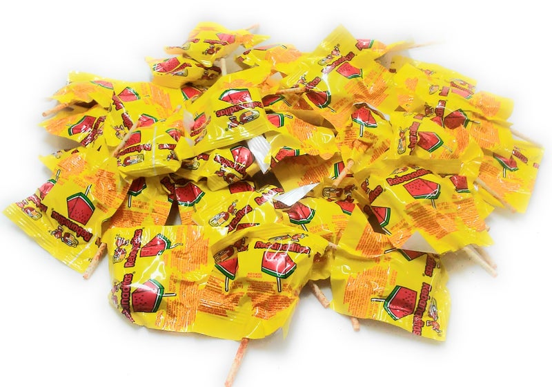 Vero Rebanaditas Paletas Sabor Sandia Hard Candy Chili Covered Lollipops 40 pcs - Image 2
