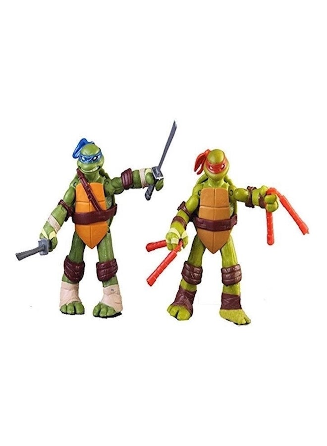 4-Piece Teenage Mutant Ninja Turtle Action Figure Set - Image 3