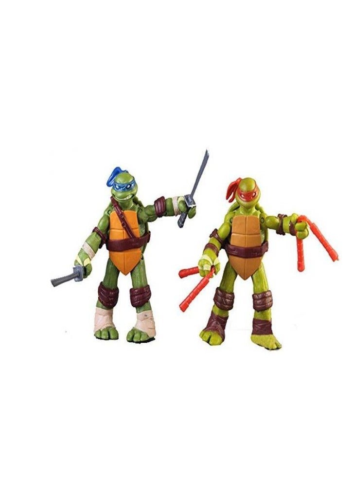 4-Piece Teenage Mutant Ninja Turtle Action Figure Set - Image 4