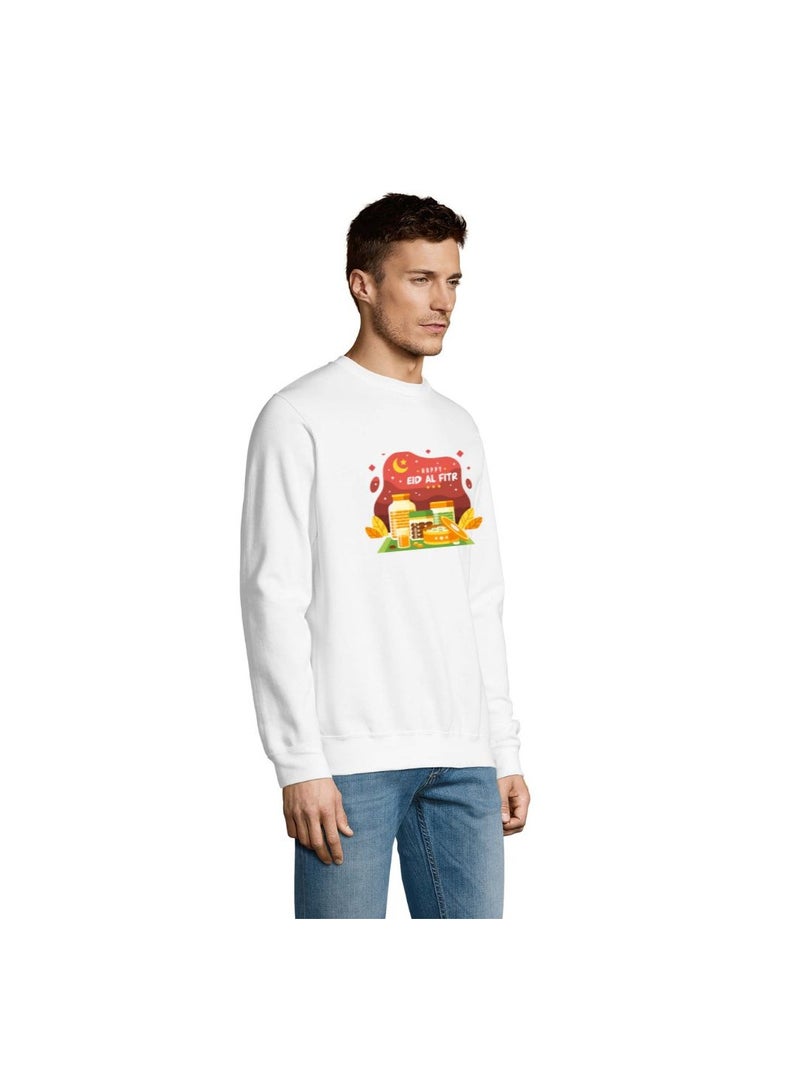 PRINTSHOP4ME Eid Men's Sweatshirt–100% Cotton Fabric|Sweatshirt For Men|Casual Wear|Long Sleeve Round Neck Sweatshirt|Eid Festive Sweatshirt - Image 3