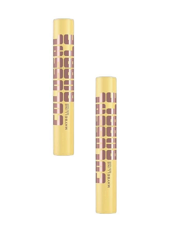 Maybelline New York Colossal Bubble Longwear Mascara, Buildable Inflated Volume, Blackest Black Bundle - Image 1