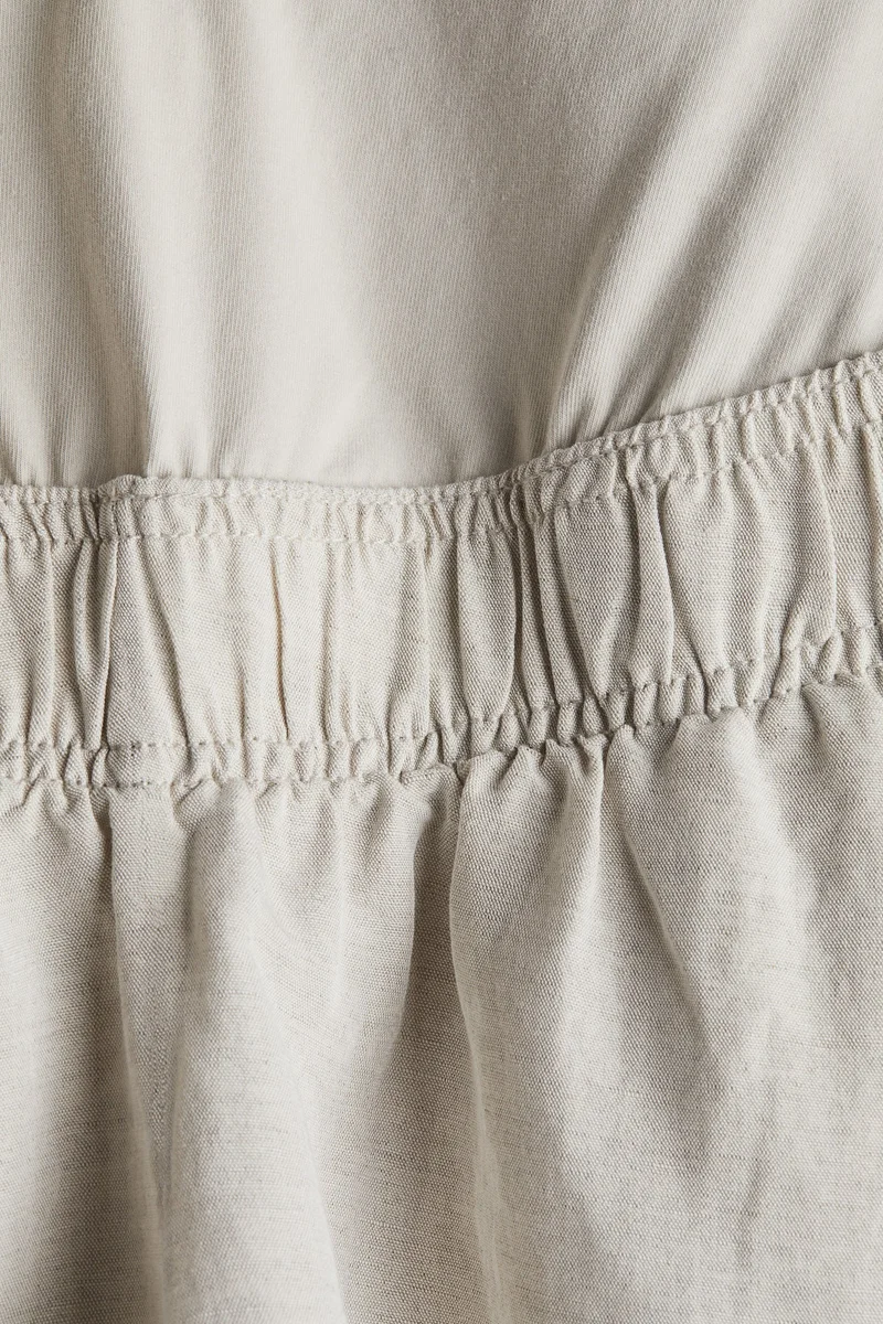 H&M MAMA Linen-blend shorts