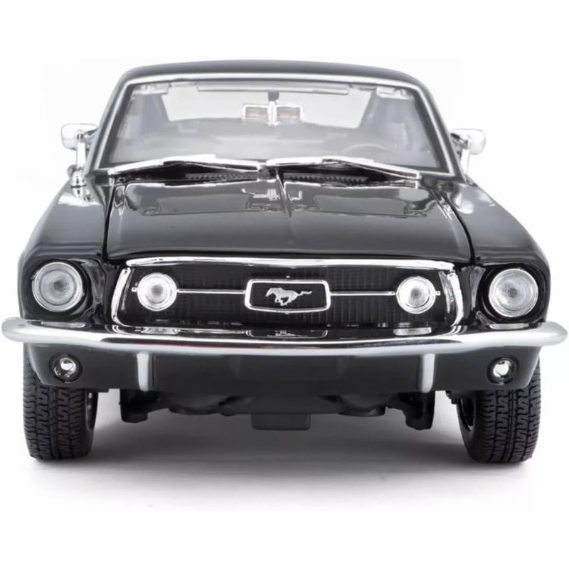 Maisto - 1967 Ford Mustang GTA Fastback 1/18 Diecast Model - Black - 31166 - Image 3
