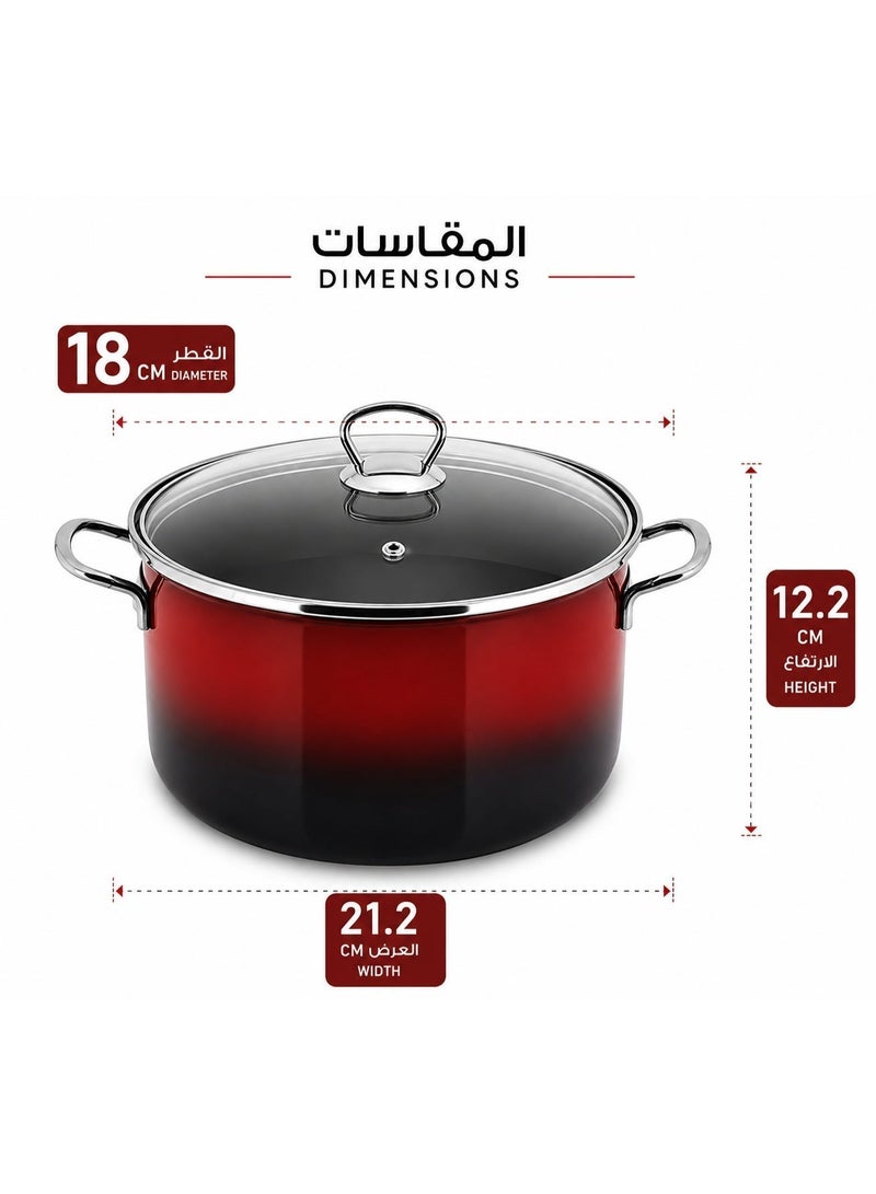 Lamart CASSEROLE WITH LID 18 cm - Image 3