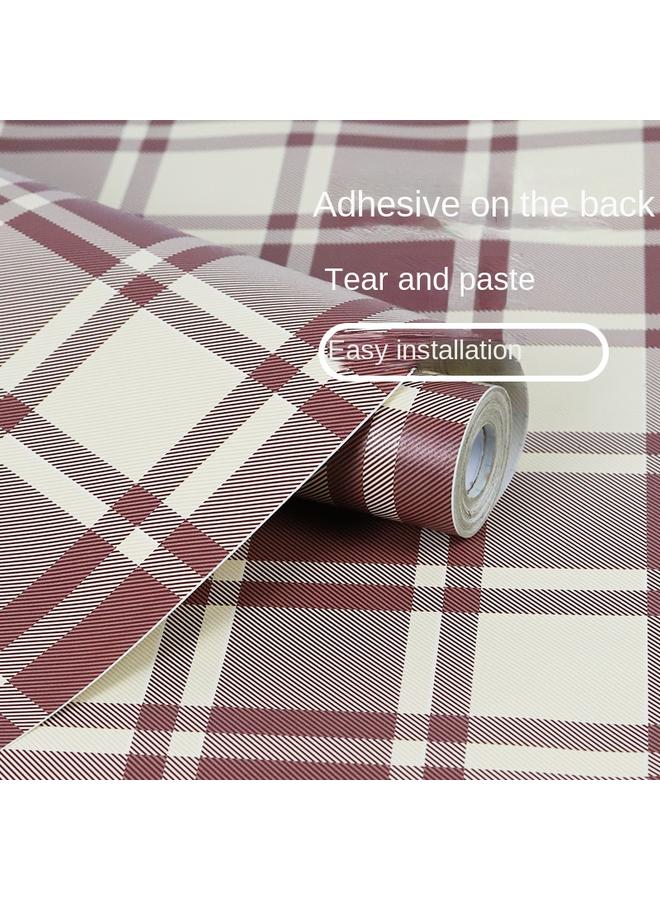 Bluejw Desktop Stickers Self-adhesive Wallpaper Waterproof Desk Cabinet Dormitory Wood Grain Self-adhesive Wallpaper  Wallpaper - Image 3