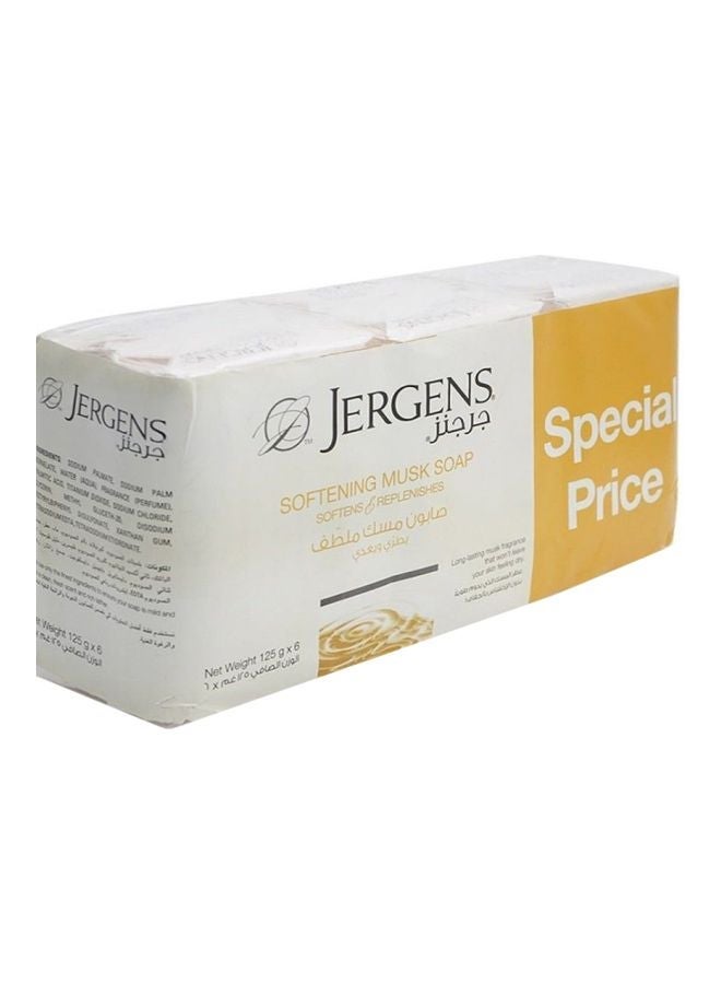 Jergens Musk Soap, Pack Of 6, 6X125g 