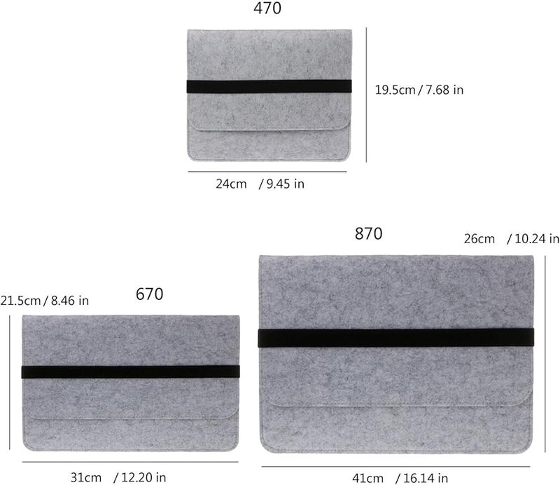 PTK870 Drawing Tablet Sleeve Felt Protection Bag For PTK670 PTK470 PTK870 - Image 4
