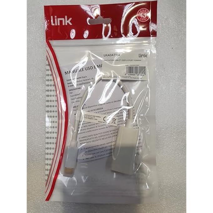 Link USB TYPE C ADAPTOR - FEMALE DISPLAYPORT - Image 2