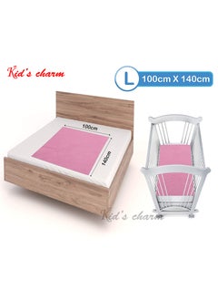 Kid's Charm Kids Charm Instant Dry Water Proof and Reusable MatBed ProtectorAbsorbent Dry Sheets 140cm X 100cm Large Violet  - Image 4