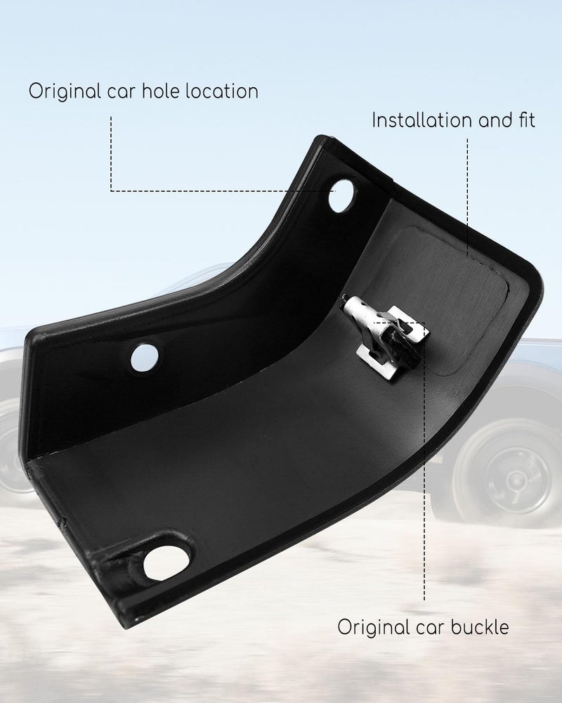 ULZOZN Left Driver Side Stone Rock Guard Trim Moulding Fit for Ford F-150 2021 2022 Replace ML3Z-99292A23-CA - Image 2