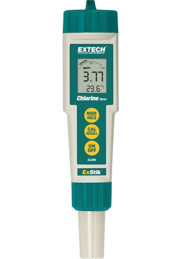 Extech CL200 ExStik Waterproof Chlorine Meter with Automatic Self Calibration - Image 1