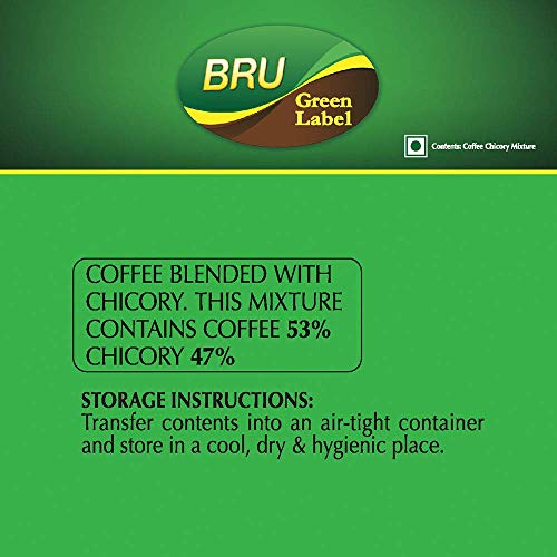Bru Motherland Foods Green Label Ground Coffee, 200 Grams Packet - Image 3