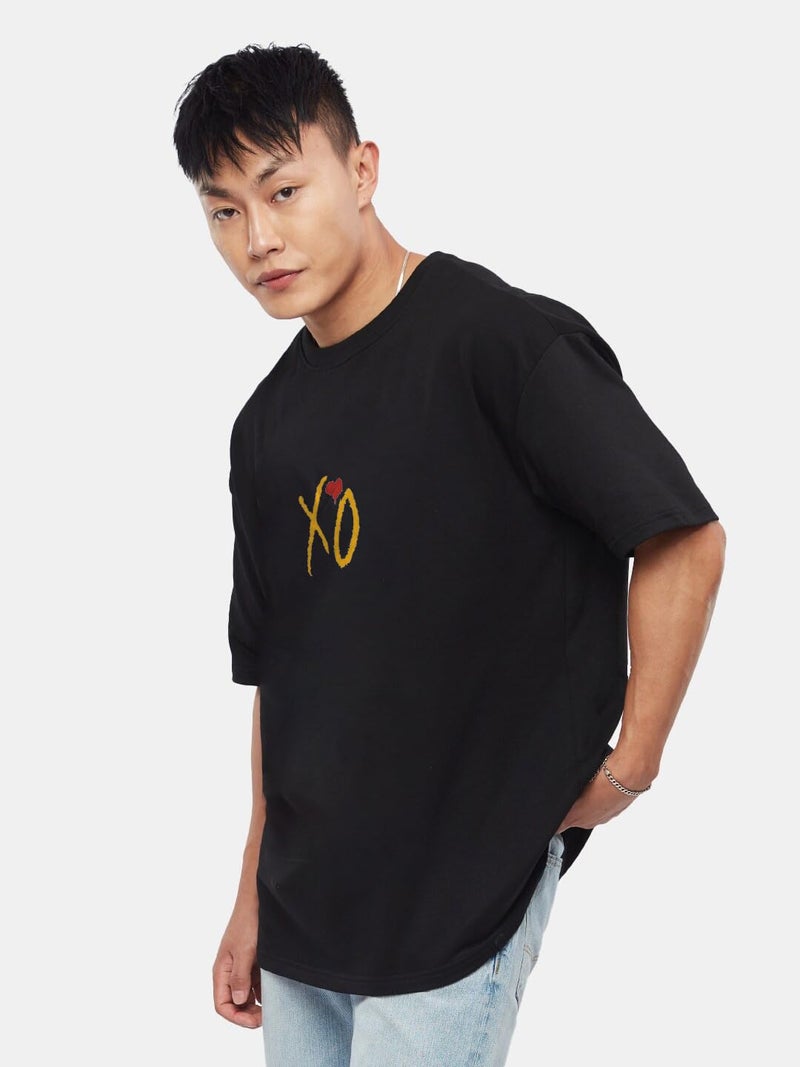 crazymonk Unisex Cotton The Weekend Oversized T-Shirt - Black, XXL - Image 5