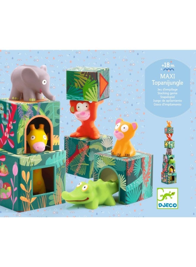 دجيكو مكعبات توباني جانجل ماكسي للتكديس - Image 2