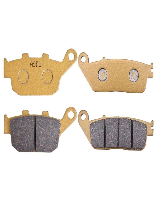 YIPEDISC Brake Pads Kit Ceramic Fiber Fit for Honda CBR300RA NC 750 NC750X 2014-2021 NC750D 2013-2020 for Rebel 300 CMX300 2018-2021 for Suzuki V-Strom 250 DL 250 2018-2021 - Image 1