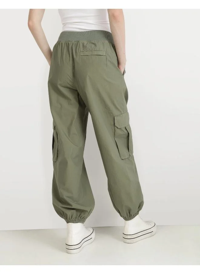 آري من امريكان ايجل Aerie Poplin Cargo Jogger