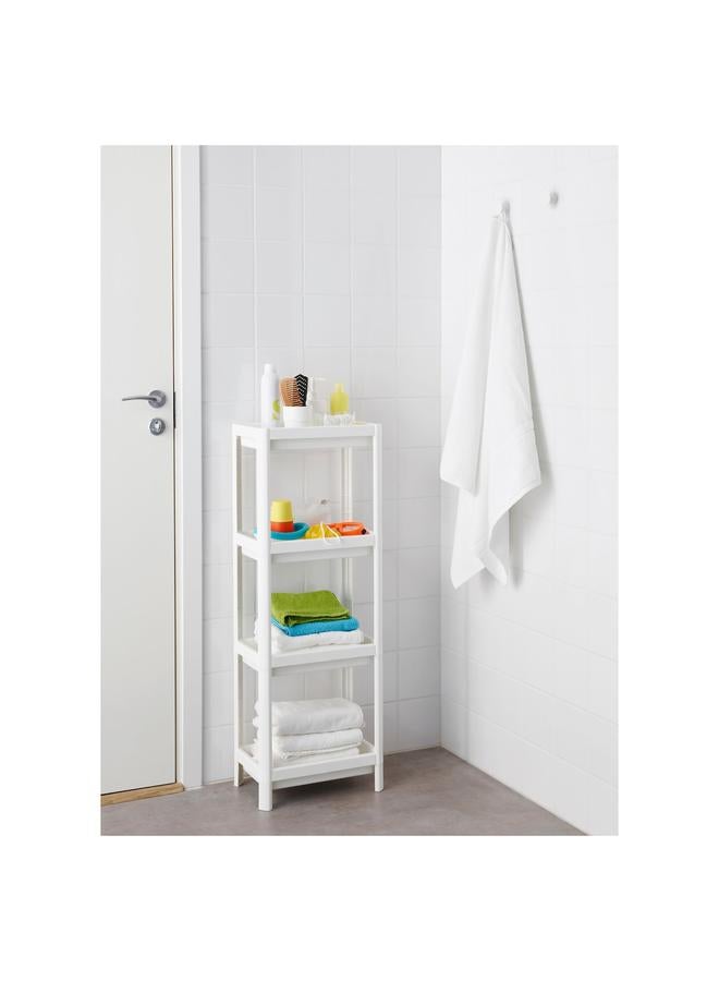 erorex Shelf unit, white, 37x23x101 cm - Image 3