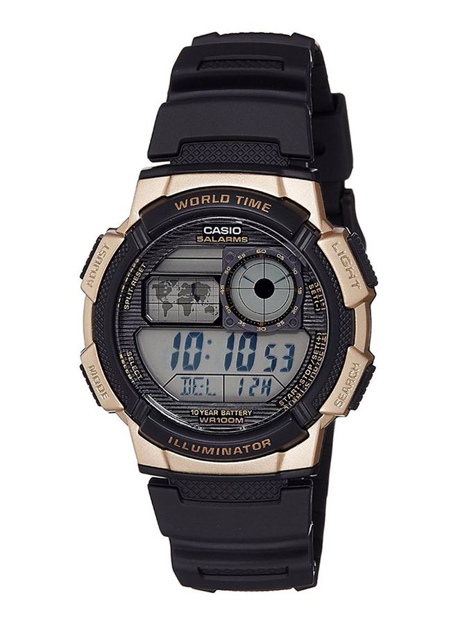 كاسيو ساعة يد رقمية كوارتز يوث سيريس AE-1000W-1A3VDF - مقاس 44 مم - لون أسود أولاد - Image 1