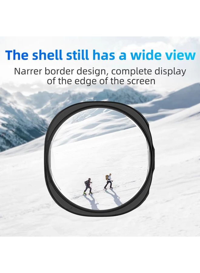 غطاء واقي ذهبي وردي لساعة Galaxy Watch 8 مقاس 44 مم مع حامي الشاشة - Image 3