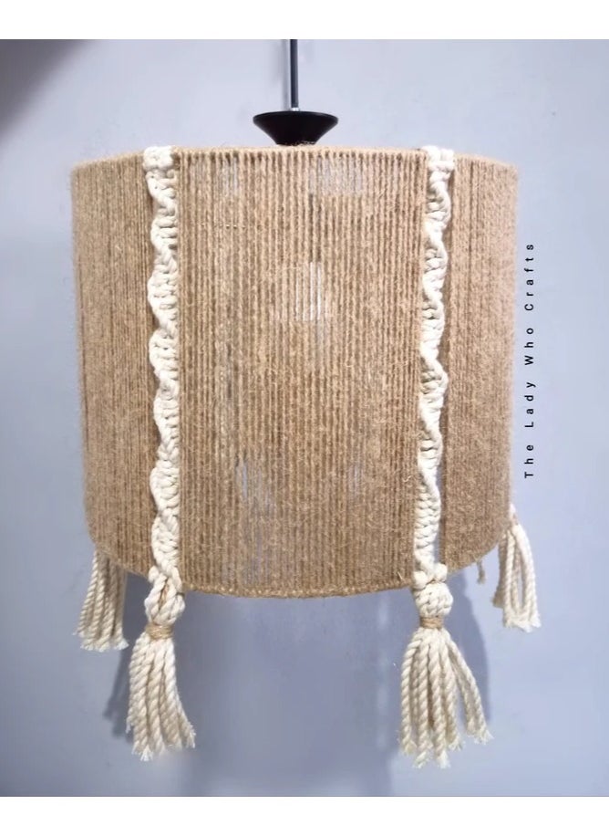 ماركة غير محددة ثريا من الماكراميه والجوت  - Image 2