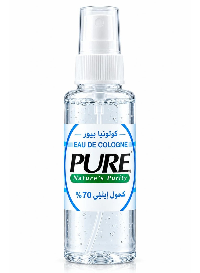 Pure Cologne Sanitizing Spray with 70% Ethyl Alcohol