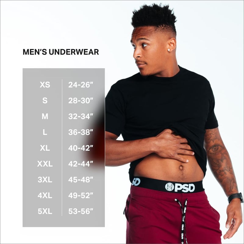 PSD Underwear Men's Money Talks Boxer Brief 3 Pack, Multi, M - Image 2