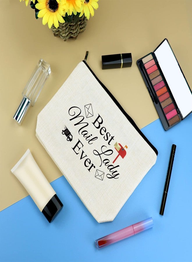Mikela Mail Carrier Gifts Makeup Bag for Women Postal Worker Thank You Appreciation Gifts Cosmetic Bag Pouch Birthday Christmas Gift for Mail Carrier Lady Retirement Gift - Image 3