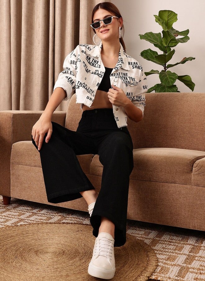 STREET 9 Comfort Straight Fit Black Jeans for Women - Image 4