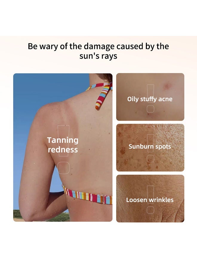 اتش بي كريم واقٍ من الشمس بالكولاجين SPF 50 PA ، حماية كاملة من UVA/UVB، تقنية البروتين النشط، كولاجين، مرطب ومضاد للشيخوخة، لجميع أنواع البشرة، 60 مل - Image 4