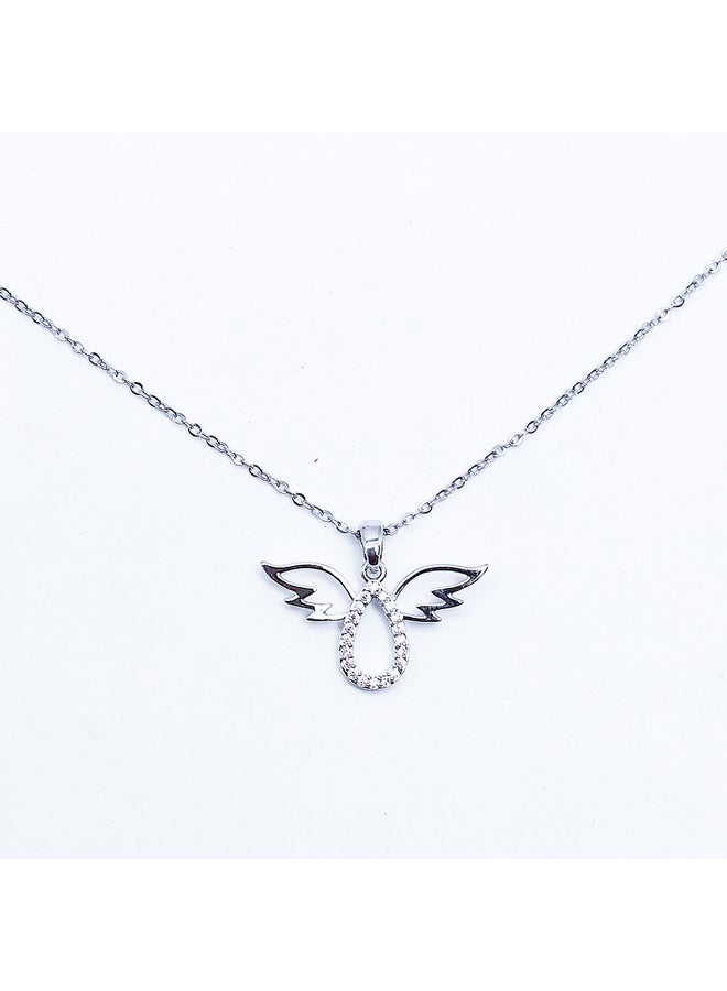 FLUFFY wings Soft Necklaces Of Fluffy Women's Accessories-Silver  - Image 2