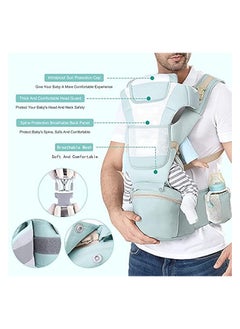 erorex Multifunction Baby Strap Waist Stool Hip Seat Baby Carrier, Suitable For 0-36 Months Baby,6 In 1 Carrying Mode,Adjustable Size, Very Suitable For Hiking Shopping Trip  - Image 5