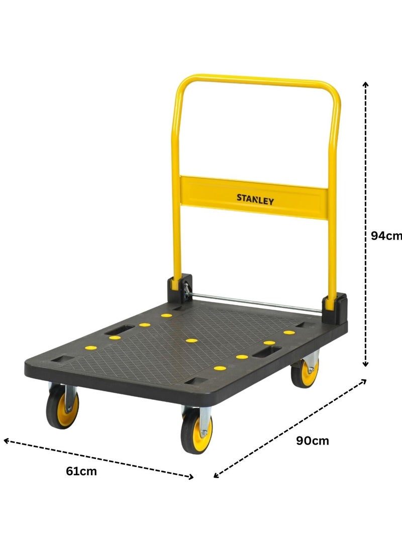 Stanley STANLEY Platform Trolley 250KG - Polypropylene Platform & Pedal Brake - Built for Commercial Warehouses, Retail Stores, Delivery Services & Professional Movers - SXWT-PC509 - Image 2