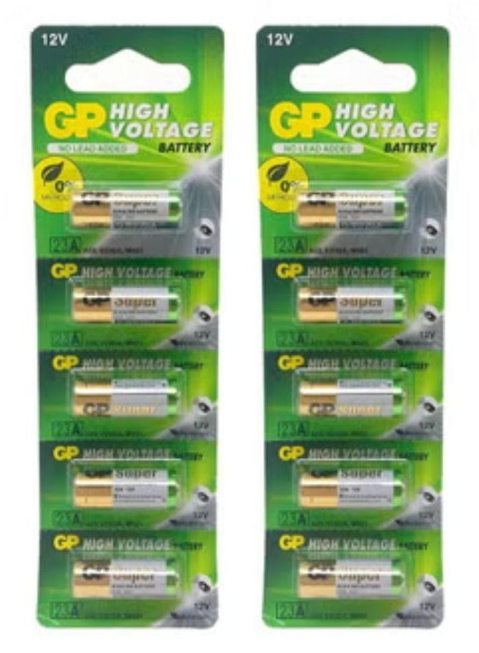 GP 10 Piece Of 23A Ultra Alkaline Battery 12V