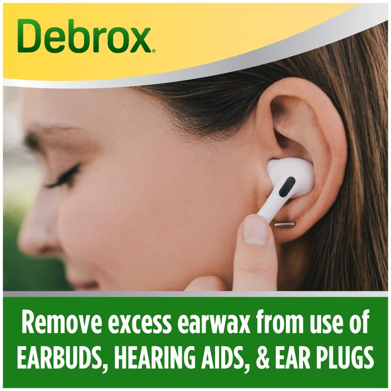 Debrox Ear Wax Removal Kit, Bulb Syringe & 0.5 Fl Oz Removal Ear Drops - Image 2