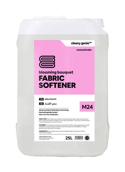 Long-Lasting Fabric Softener Concentrate Liquid - Blooming Bouquet Fragrance 25L