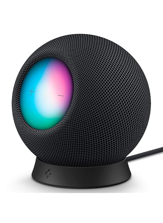Spigen Silicone Fit Designed For Homepod Mini Stand Homepod Mini Speaker Holder Black  - Image 1