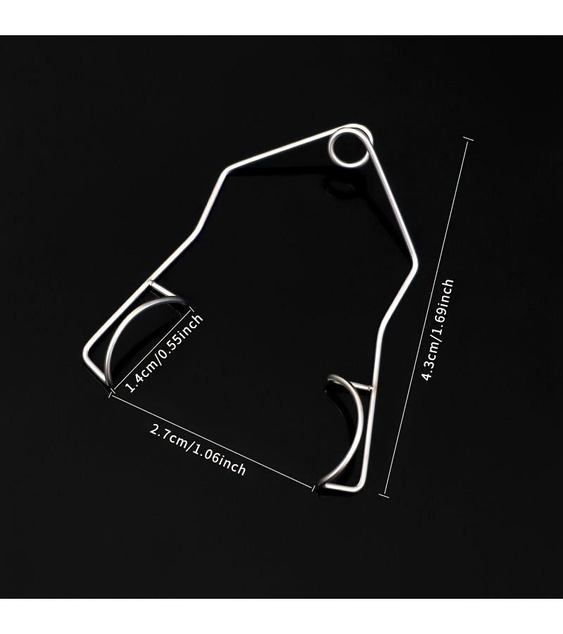 Adjustable Stainless Steel Eyelid Retractor Arc-Shaped Opening Beauty Tool - Image 2