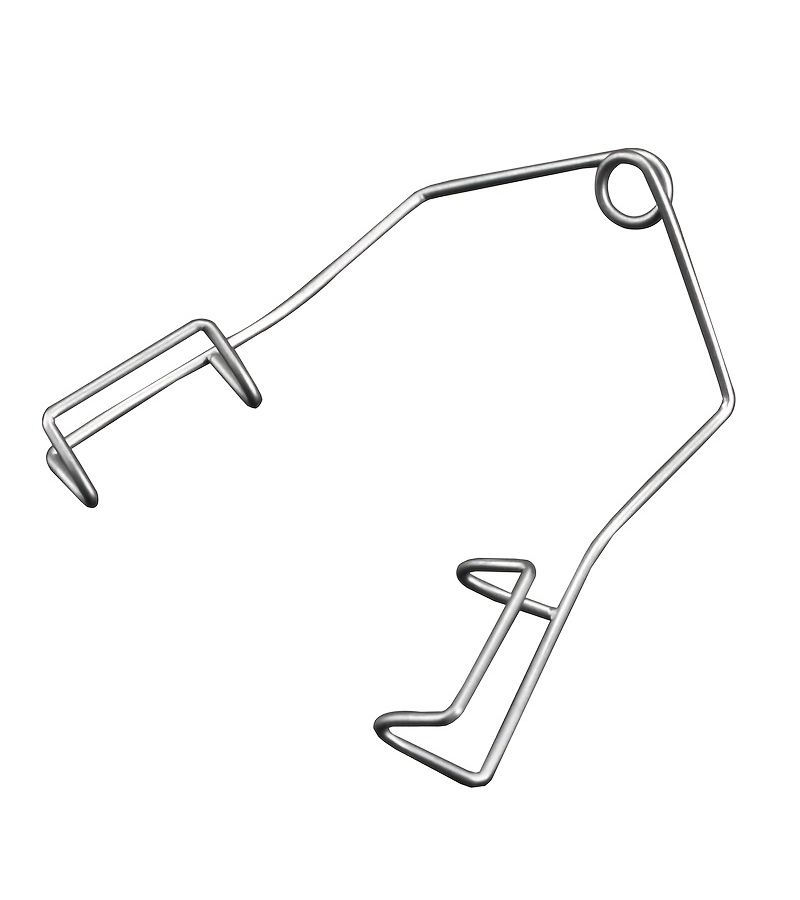 Adjustable Stainless Steel Eyelid Retractor Arc-Shaped Opening Beauty Tool - Image 3