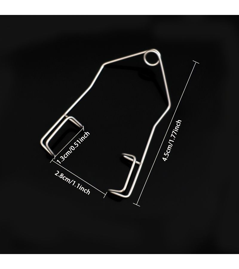 Adjustable Stainless Steel Eyelid Retractor Arc-Shaped Opening Beauty Tool - Image 4