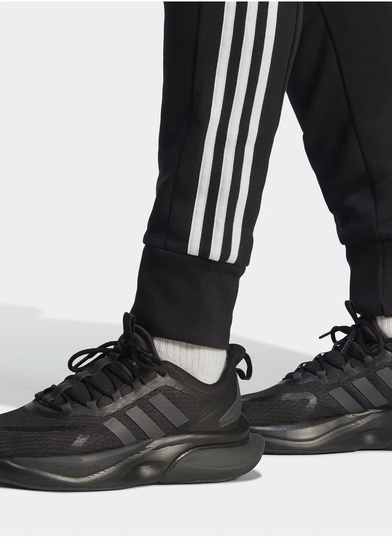 Adidas 3 Stripe French Terry Sweatpants